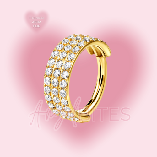 Mini Diamond Halo Triple