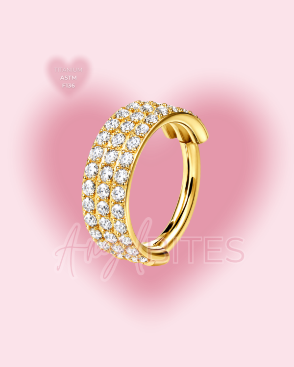 Mini Diamond Halo Triple