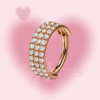 Mini Diamond Halo Triple