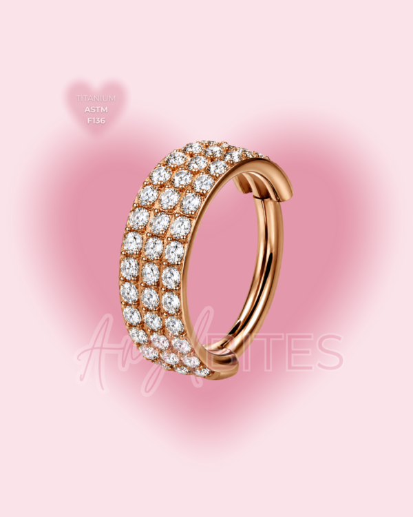 Mini Diamond Halo Triple