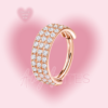 Mini Diamond Halo Triple